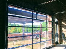 Aluminum Glass Garage Overhead Sectional Roller Doors In New Jersey within proportions 1200 X 1600