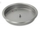 American Fire Glass 19 In Round Stainless Steel Drop In Fire Pit throughout measurements 1000 X 1000