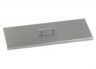 American Fire Glass 24 In X 8 In Stainless Steel Cover Rectangular with measurements 1000 X 1000