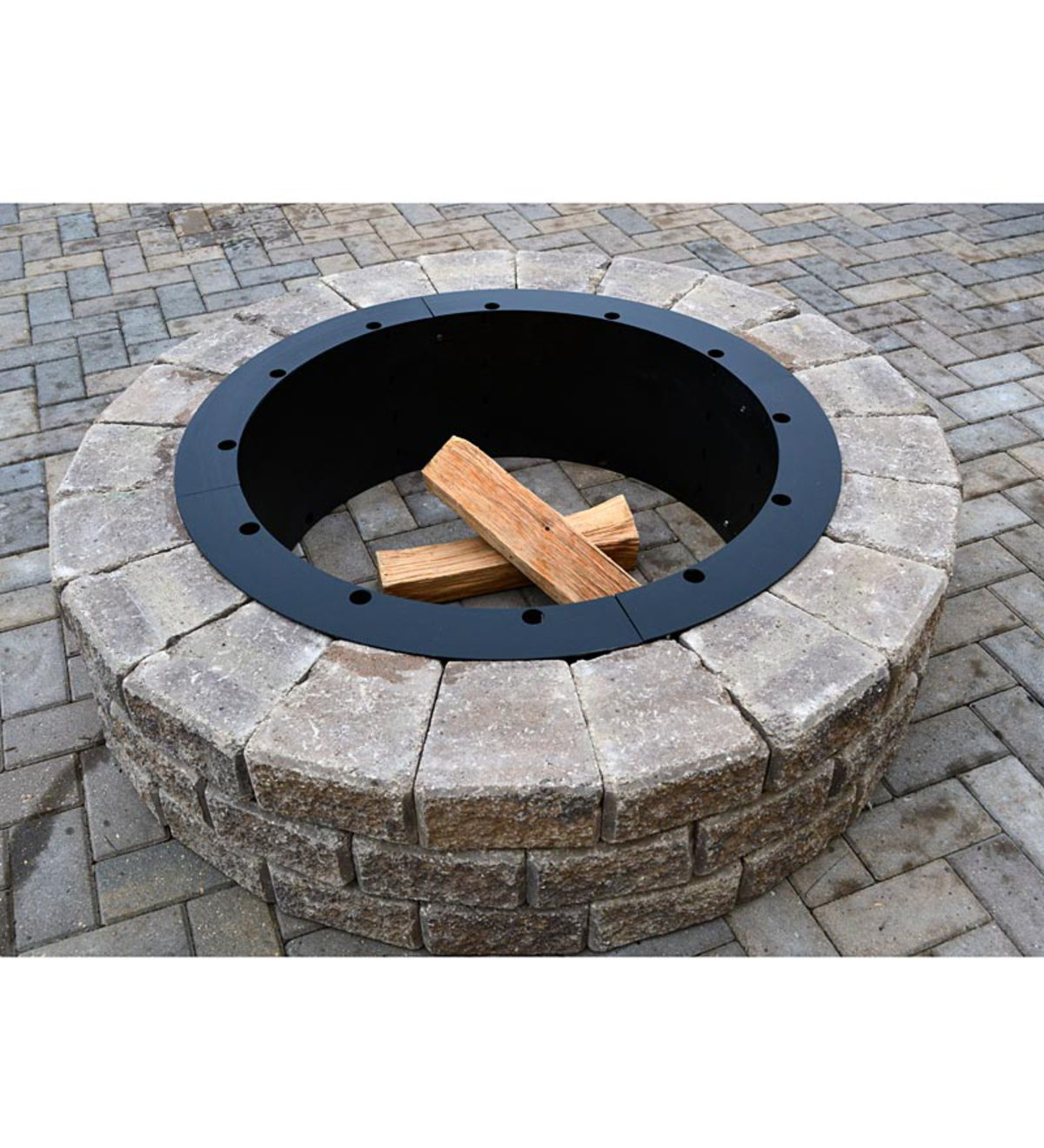American Made 36round Fire Pit Insert Plowhearth with sizing 1200 X 1320