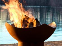 American Made Firepit Art Manta Ray Fire Pit Plowhearth regarding size 1200 X 1320