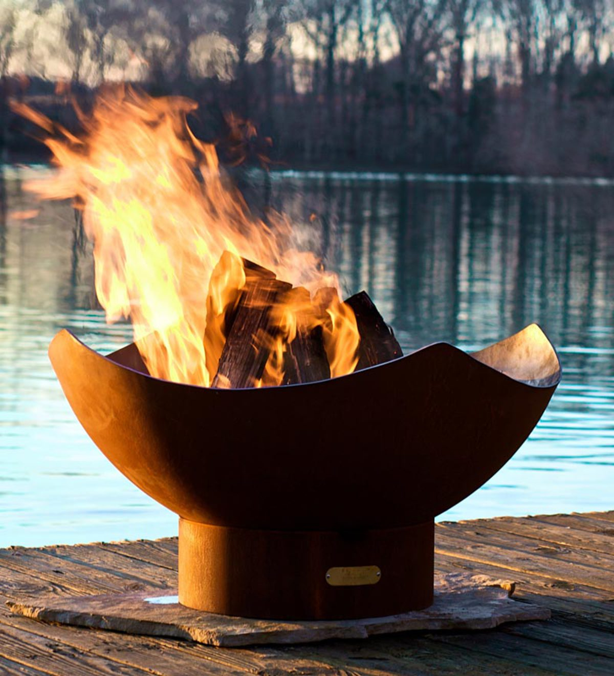 American Made Firepit Art Manta Ray Fire Pit Plowhearth regarding size 1200 X 1320