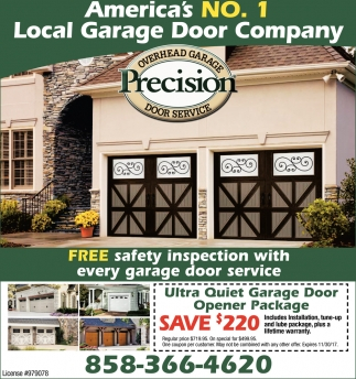 Americas No1 Local Garage Door Company Precision Overhead Garage regarding sizing 1000 X 1066