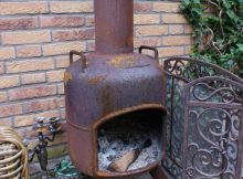 An Old Propane Tank Recycled Into A Fire Pit For Our Garden My with dimensions 1071 X 1600