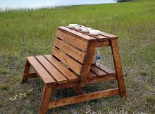 Ana White Firepit Benches With Table And Storage Diy Projects intended for dimensions 1000 X 823