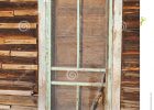 Ancient Exterior Screen Door Log Cabin Boards Retro Stock Photo regarding sizing 957 X 1300