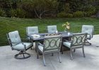 Aragon 7 Pc Fire Pit Dining Table Set throughout proportions 1803 X 1200