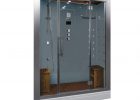 Ariel 59 In X 32 In X 874 In Steam Shower Enclosure Kit In White in proportions 1000 X 1000