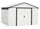Arrow Arlington 10 Ft X 12 Ft Steel Storage Shed With Floor Frame with regard to measurements 1000 X 1000
