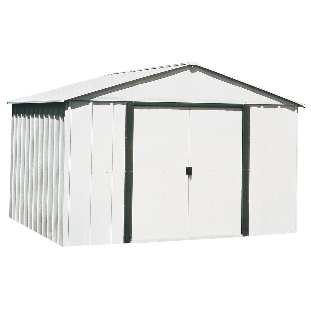 Arrow Arlington 10 Ft X 12 Ft Steel Storage Shed With Floor Frame with regard to measurements 1000 X 1000