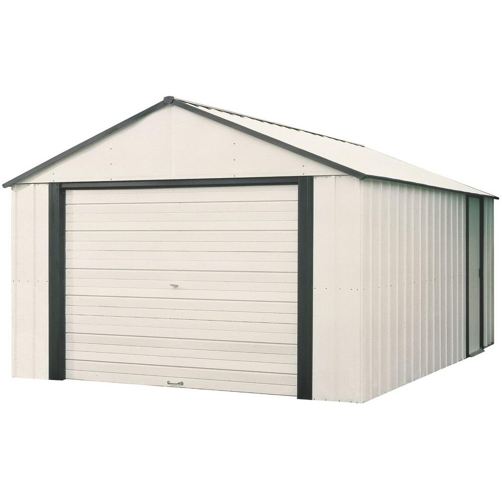 Arrow Murryhill 12 Ft X 31 Ft Vinyl Coated Steel Storage Building for size 1000 X 1000