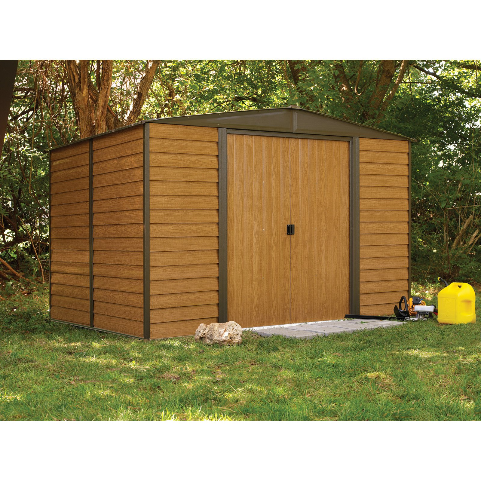 Arrow Shed Woodridge 10 X 12 Ft Steel Storage Shed Walmart pertaining to proportions 1600 X 1600