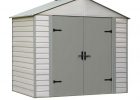 Arrow Viking Series 5 Ft X 8 Ft Vinyl Coated Steel Shed Vvcs85 throughout measurements 1000 X 1000
