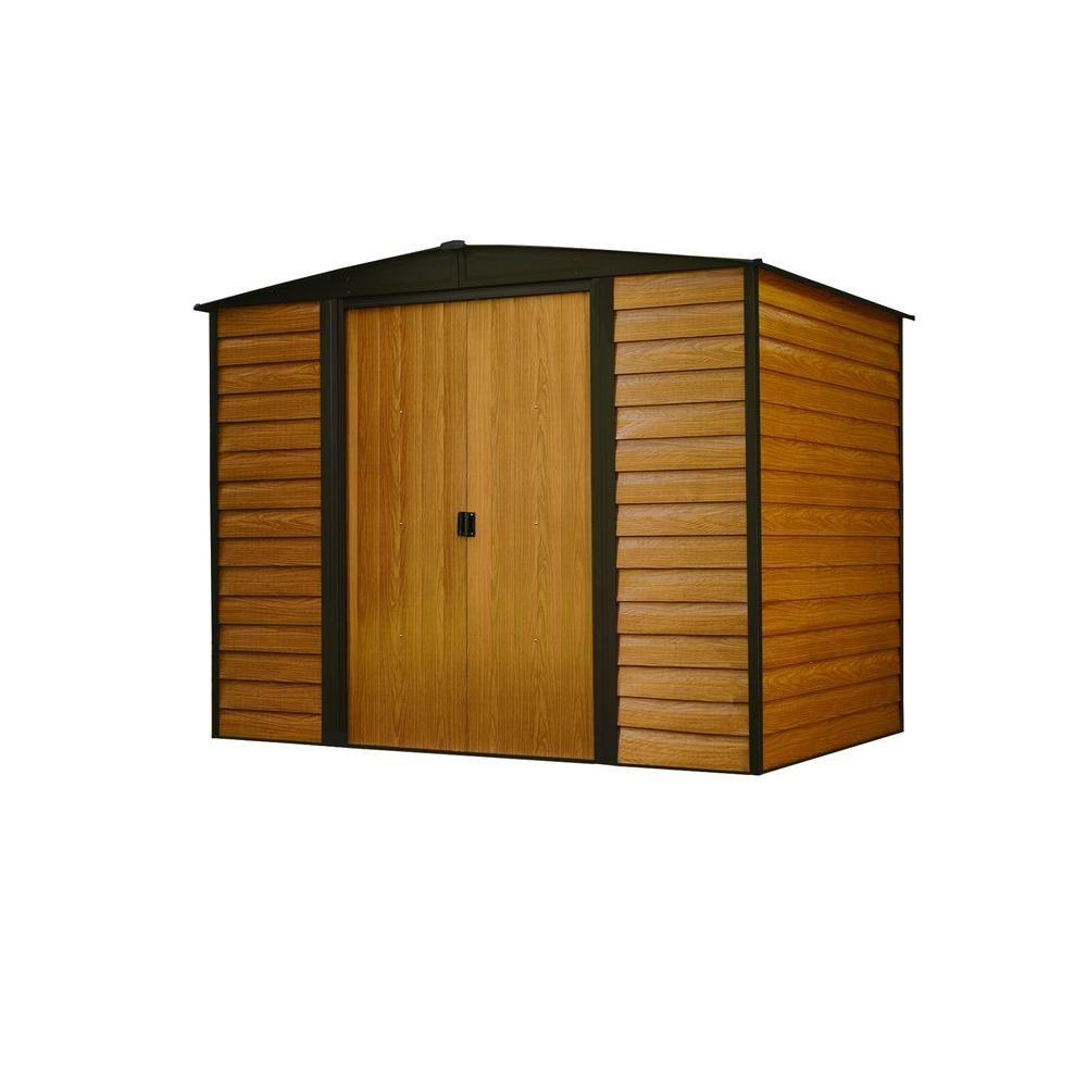 Arrow Woodridge 8 Ft X 6 Ft Steel Storage Building Wr86 The Home with dimensions 1000 X 1000