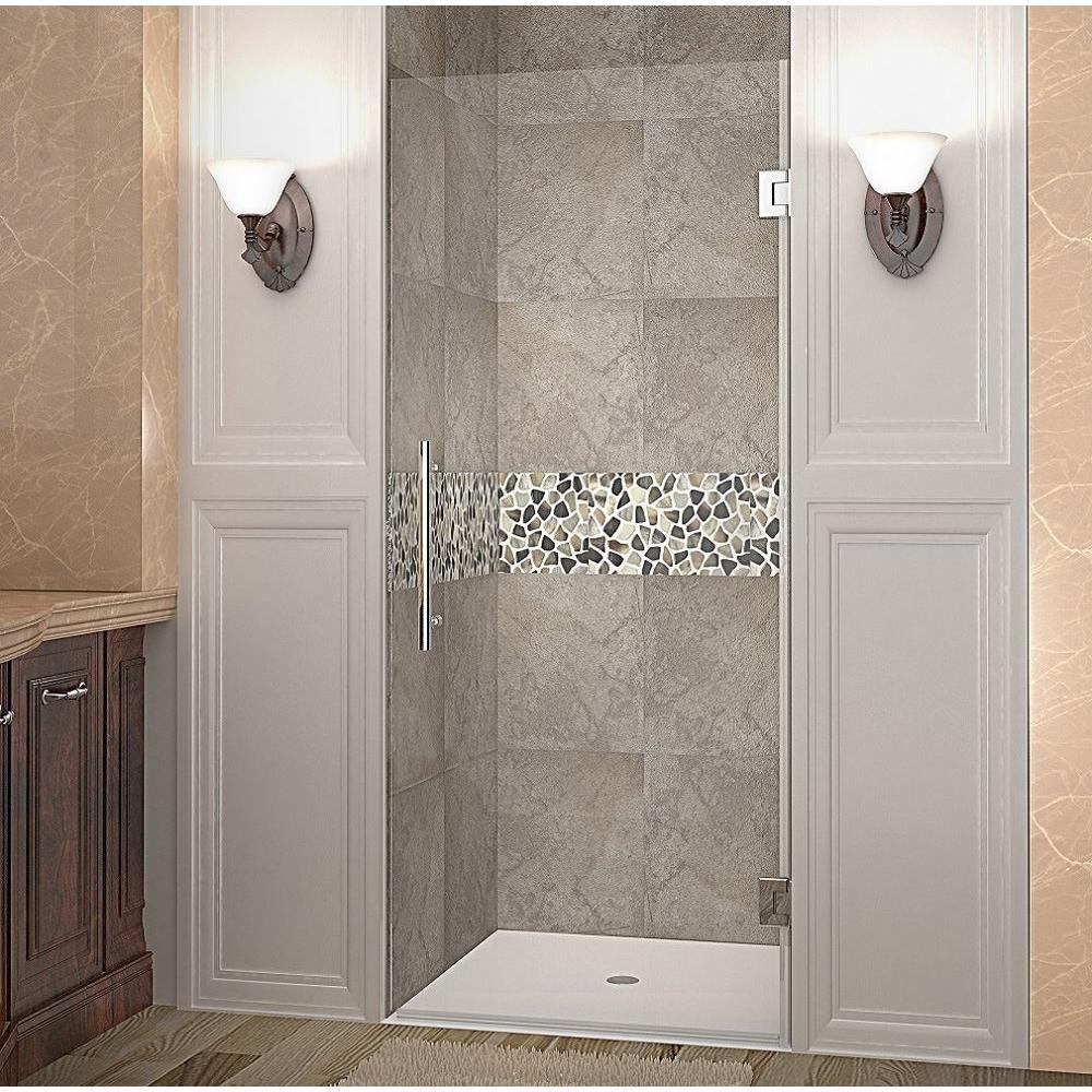 Aston Cascadia 27 In X 72 In Completely Frameless Hinged Shower with sizing 1000 X 1000