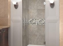 Aston Cascadia 35 In X 72 In Completely Frameless Hinged Shower in proportions 1000 X 1000