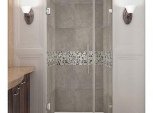 Aston Nautis 28 In X 72 In Frameless Hinged Shower Door In for sizing 1000 X 1000
