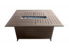 Az Patio Heaters 495 In Rectangle Slatted Aluminum Firepit In intended for proportions 1000 X 1000