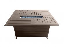 Az Patio Heaters 495 In Rectangle Slatted Aluminum Firepit In regarding dimensions 1000 X 1000