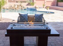 Az Patio Heaters Two Tiered Steel Propane Fire Pit Table Reviews with proportions 1362 X 1600