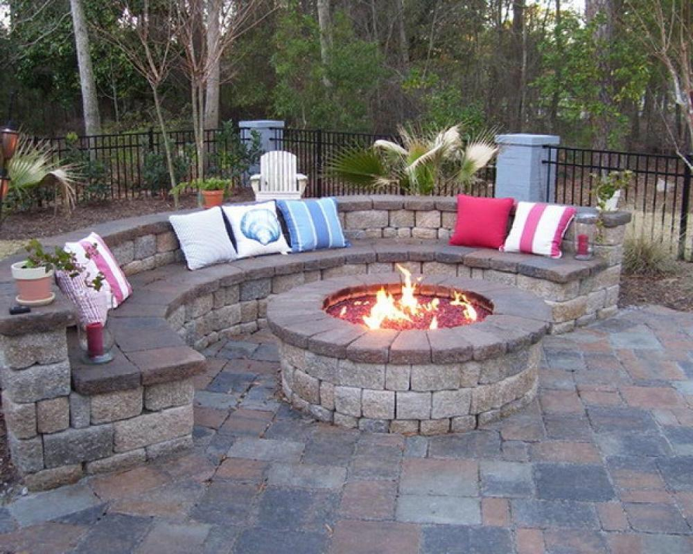 Backyard Design Ideas With Fire Pit Fireplace Design Ideas within sizing 1000 X 800