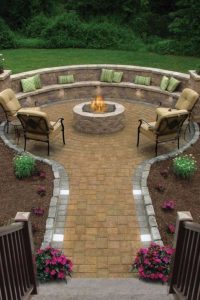 Backyard Fire Pit Ideas And Designs For Your Yard Deck Or Patio in measurements 735 X 1102