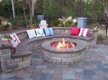 Backyard Patio With Fire Pit Garden Design Traditional Outdoor with regard to measurements 1000 X 800