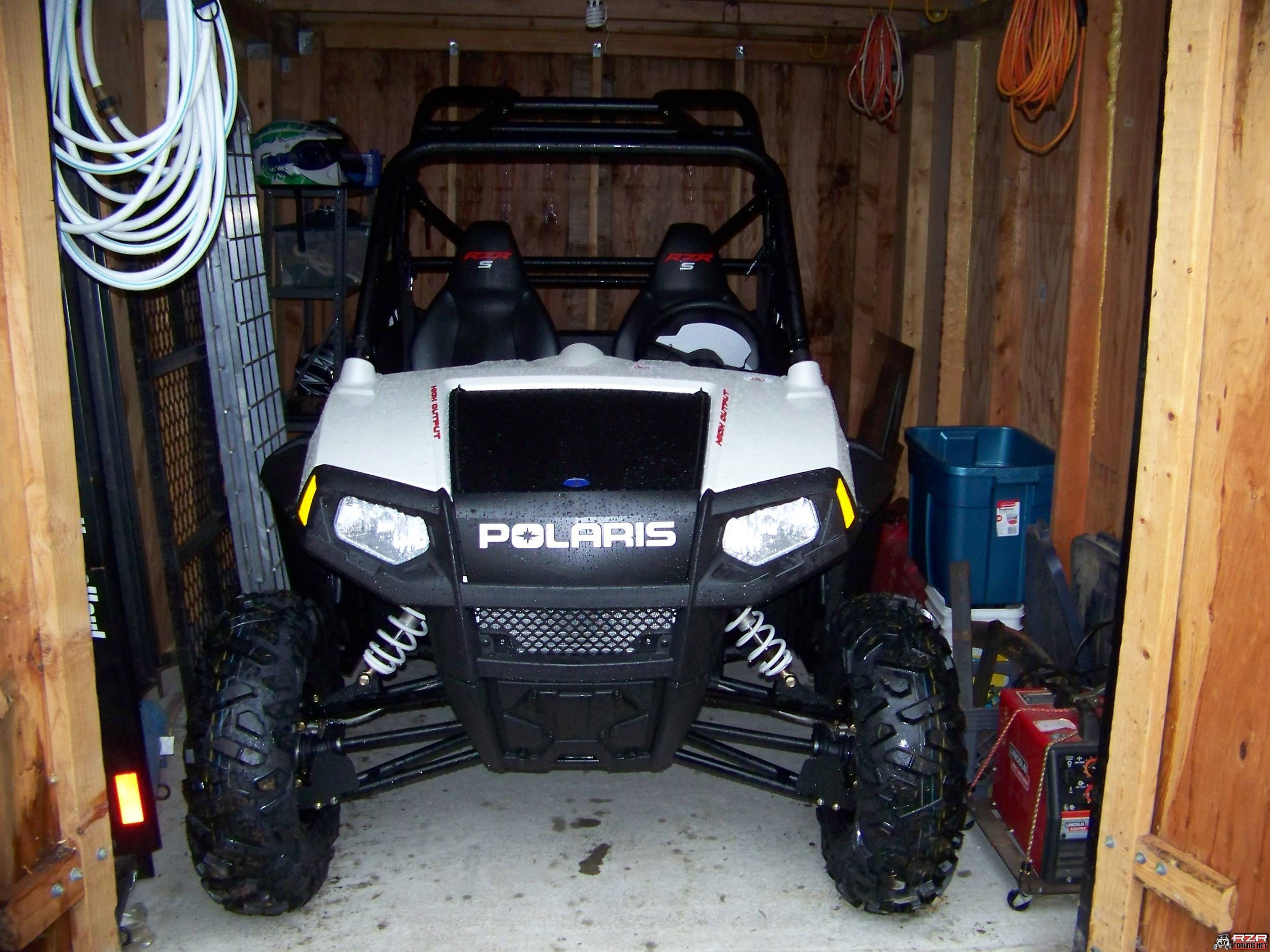 Barely Fits In The Shed Polaris Rzr Photo Gallery intended for measurements 2500 X 1875