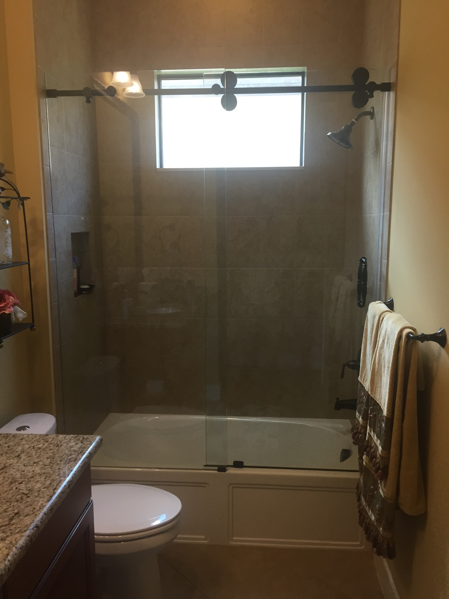 Barn Style Glass Shower Doors The Glass Shoppe A Division Of regarding size 1536 X 2048
