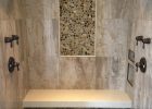Barrier Free Shower Wall Tile 24 X 24 Porcelain Tile Pebble Mosaic within measurements 1515 X 2019