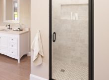 Basco Infinity 34 X 76 Pivot Semi Frameless Shower Door Oil Rubbed with regard to dimensions 2000 X 2000
