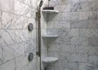 Bathroom Practical Shower Corner Shelves Walk Shower With Marble with measurements 816 X 1223