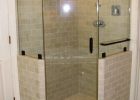 Bathroom Shower Stall Design Idea With Glass Door And Black Frame in measurements 768 X 1024