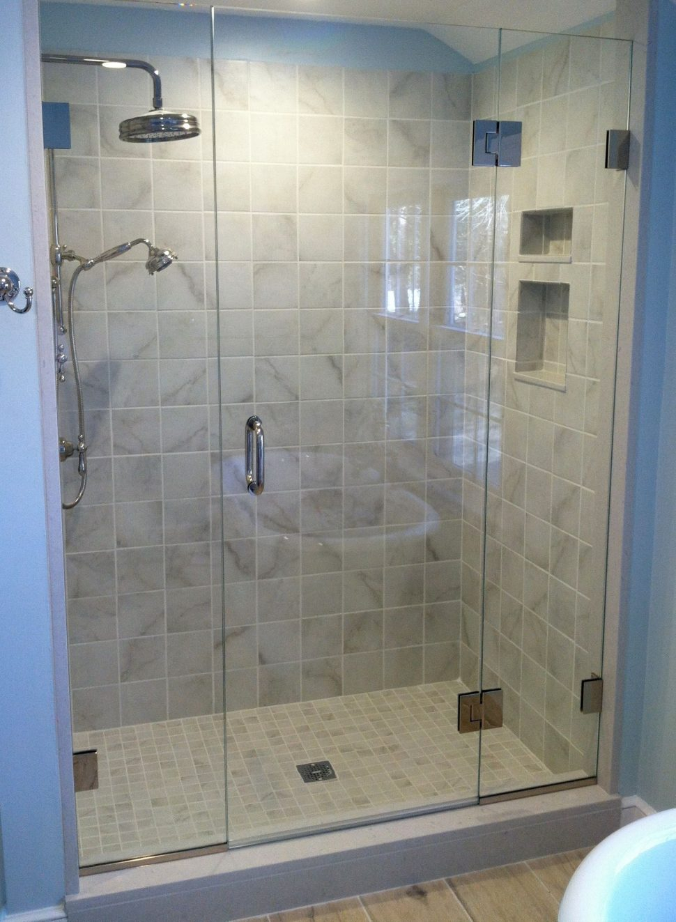 Bathrooms Design European Shower Doors 6 Foot Sliding And More regarding size 970 X 1323