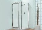 Bathrooms Design Foldable Shower Door Glass 800mm Bifold Rollers intended for dimensions 970 X 999