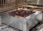 Bbqguys 42 Inch Stainless Steel Square Fire Pit Natural Gas throughout sizing 1500 X 1500