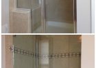 Before After An Uninspired Framed Shower Door Gets A Sleek for dimensions 1500 X 3000