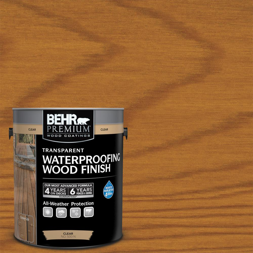 Behr Premium 1 Gal T 500 Natural Clear Transparent Waterproofing regarding proportions 1000 X 1000