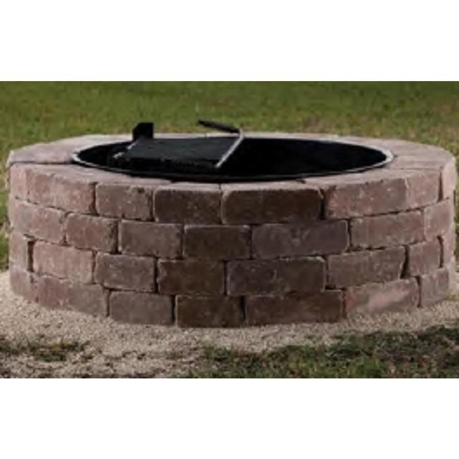 Belgard Firepit Kit 55 In W X 55 In L Colonial Concrete Fire Pit Kit with sizing 900 X 900