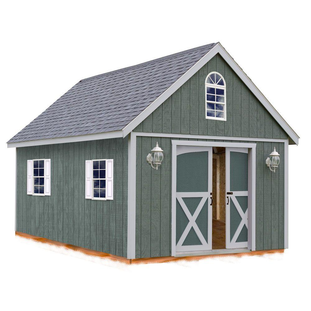 Best Barns Belmont 12 Ft X 20 Ft Wood Storage Shed Kit for sizing 1000 X 1000