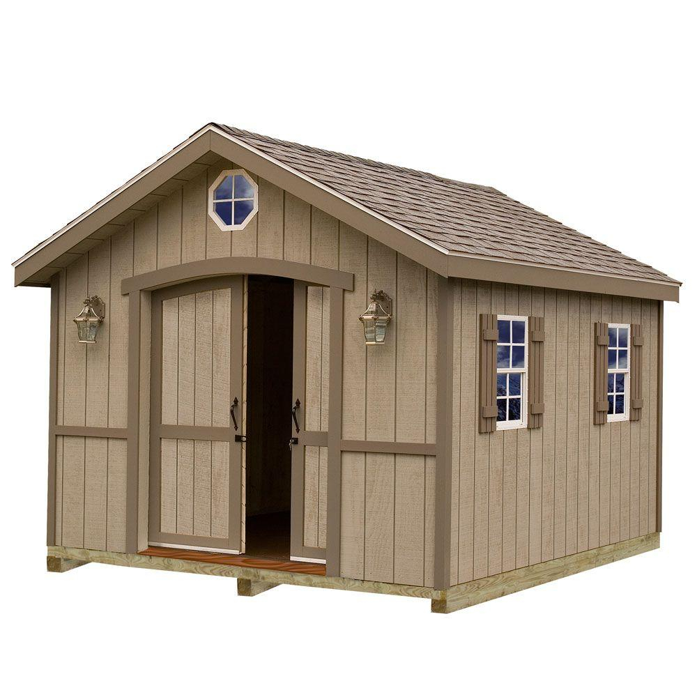 Best Barns Cambridge 10 Ft X 12 Ft Wood Storage Shed Kit With in proportions 1000 X 1000