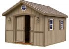 Best Barns Cambridge 10 Ft X 16 Ft Wood Storage Shed Kit in size 1000 X 1000