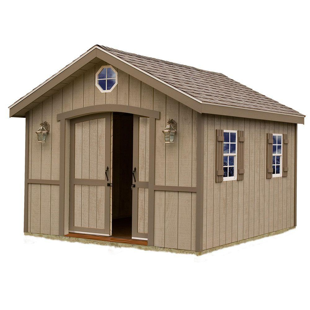 Best Barns Cambridge 10 Ft X 16 Ft Wood Storage Shed Kit in size 1000 X 1000