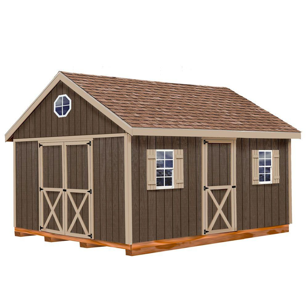Best Barns Easton 12 Ft X 16 Ft Wood Storage Shed Kit With Floor with size 1000 X 1000