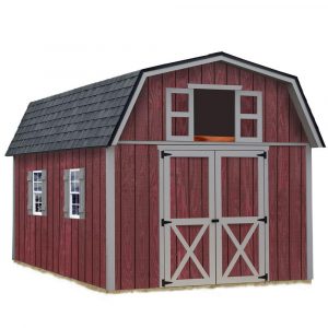 Best Barns Woodville 10 Ft X 12 Ft Wood Storage Shed Kit inside sizing 1000 X 1000