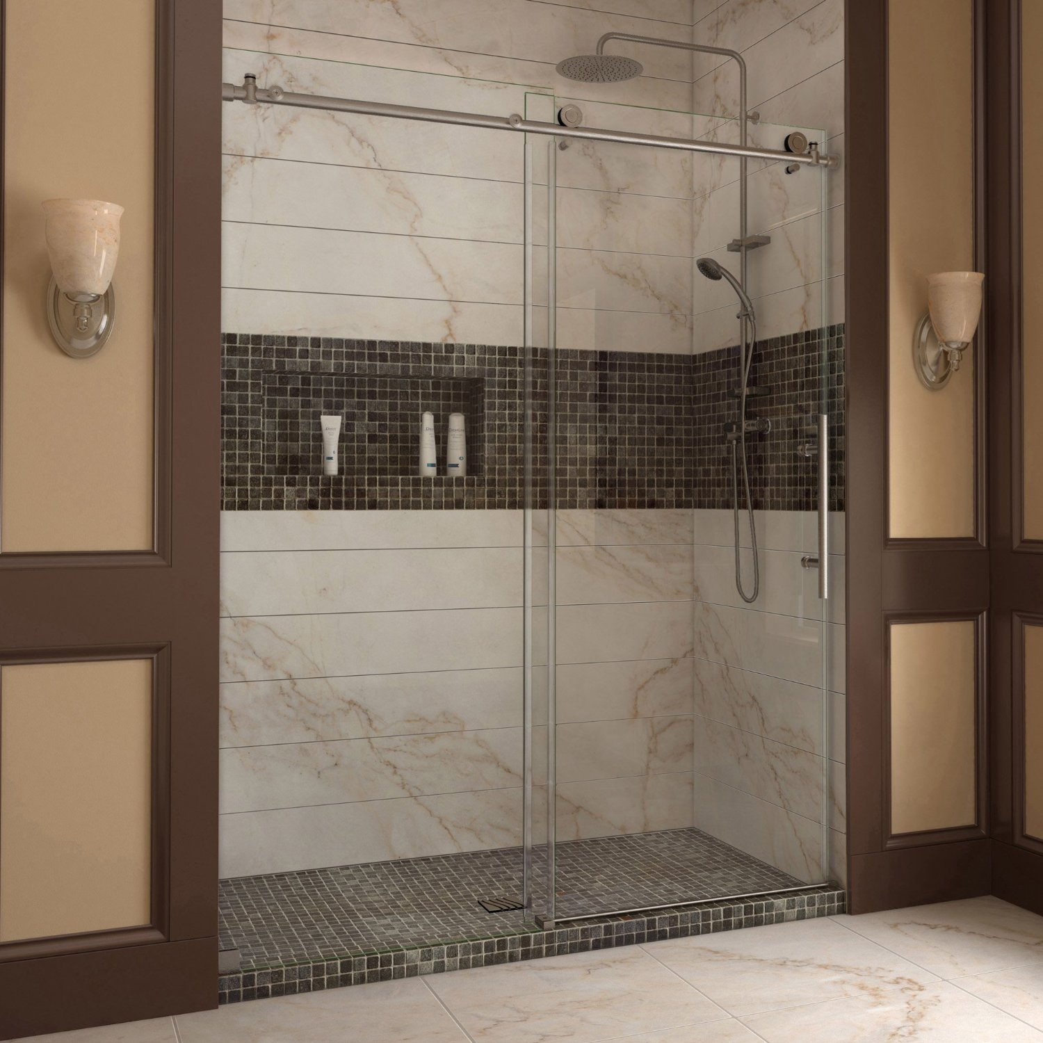 Best Sliding Shower Doors Reviews And Guide 2017 with sizing 1500 X 1500