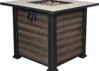 Bond 30 In W 50000 Btu Black Brown Steel Liquid Propane Fire Table within proportions 900 X 900