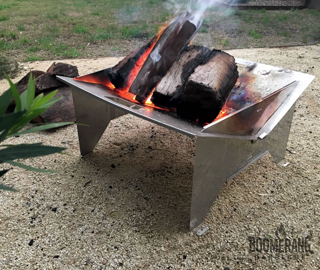 Boomerang Firepit The Smarter Portable Lightweight Firepit For Camping in proportions 1063 X 896