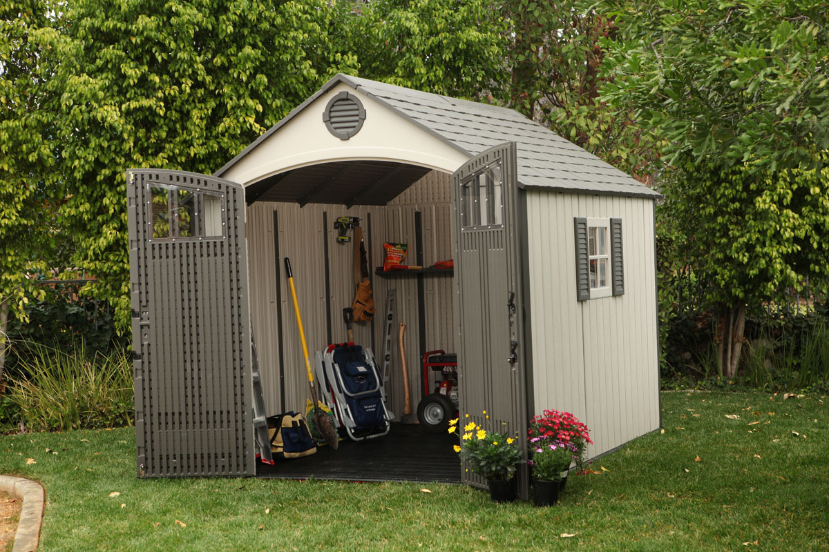 Build A Lawn Mower Storage Shed For First Time Builders throughout sizing 1200 X 800