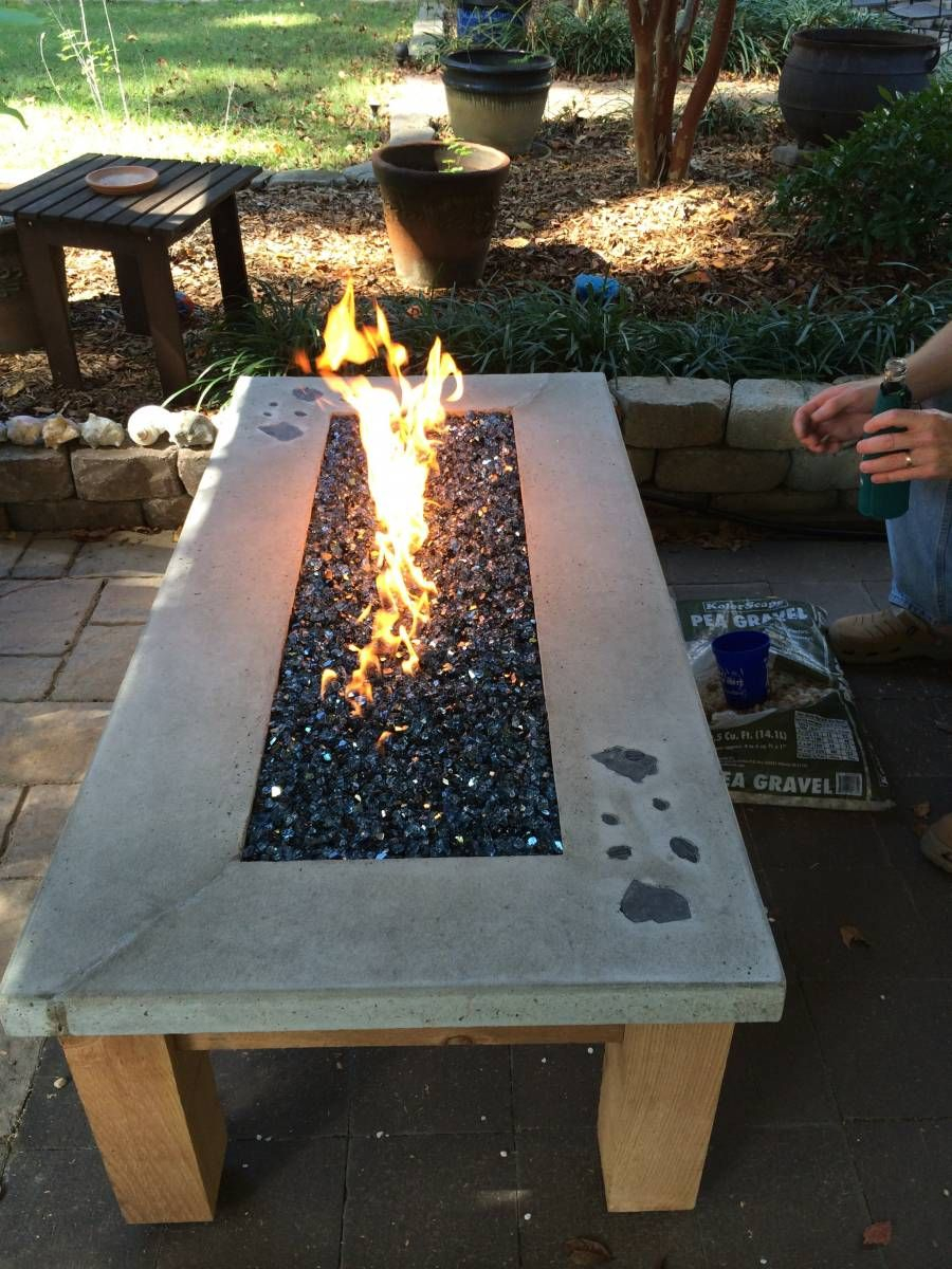 Build Your Own Gas Fire Table Wwweasyfirepits She Gardens In inside measurements 900 X 1200